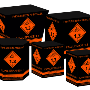 Familiepakken - 5 stk. batterier